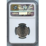 PRL, 1 złoty 1975, znak mennicy - NGC MS66