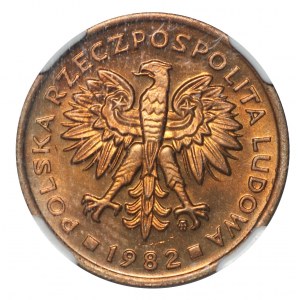 PRL, 2 złote 1982 - NGC MS65