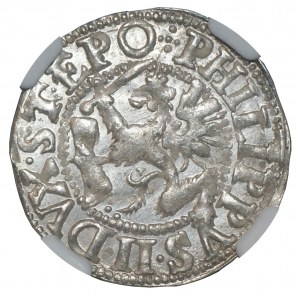 Pomorze, Filip II, Grosz 1613 - NGC MS62