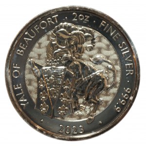 Wielka Brytania, 5 funtów 2023 - Yale of Beaufort 2 uncje srebra
