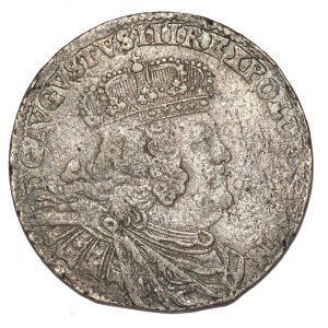 August III Sas, Dwuzłotówka (8 gr) 1753, Lipsk - efraimek