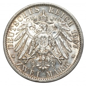 Niemcy, Prusy, 2 marki 1907