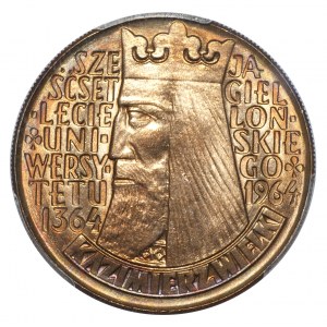 PRL, 10 złotych 1964 - PCGS MS66