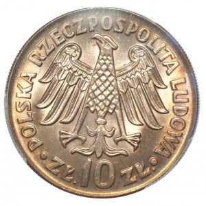 PRL, 10 złotych 1964 - PCGS MS66