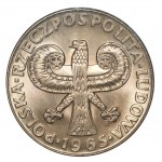PRL, 10 złotych 1965 - Duża Kolumna - NGC MS66