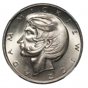 PRL, 10 złotych 1976, Adam Mickiewicz - NGC MS66