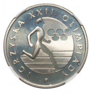 PRL, 20 złotych 1980 Olimpiada Moskwa - NGC PF68 CAMEO