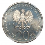 PRL, 20 złotych 1980 Olimpiada Moskwa - NGC PF68 CAMEO