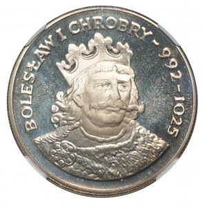 PRL, 50 złotych 1980 Bolesław I Chrobry - NGC PF67 ULTRA CAMEO