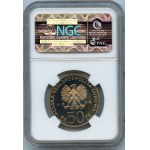PRL, 50 złotych 1980 Bolesław I Chrobry - NGC PF67 ULTRA CAMEO