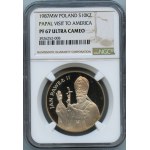 PRL, 10.000 złotych 1987 Jan Paweł II - NGC PF67 ULTRA CAMEO