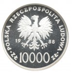 PRL, 10.000 złotych 1988 Jan Paweł II - NGC PF68 ULTRA CAMEO
