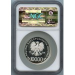 PRL, 10.000 złotych 1989 Jan Paweł II - NGC PF68 ULTRA CAMEO