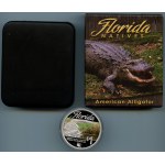 Tuvalu 1 dolar 2014, Fauna Florydy - Aligator amerykański