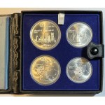 Kanada, 5 dolarów oraz 10 dolarów 1976, XXI IO w Montrealu, zestaw 4 sztuki monet