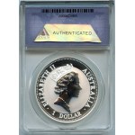 Australia, 1 dolar 1992, Kookaburra, ANACS MS70 DCAM