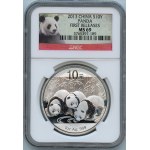 Chiny, 10 yen 2013 PANDA - NGC MS69
