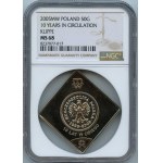 50 groszy 2005 - NGC MS 68