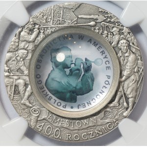 10 złotych 2008, 400 lat osadnictwa w Ameryce Północnej - NGC PF70