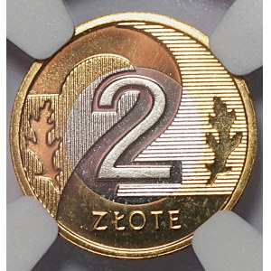 2 złote 2009 miniatura - NGC MS68