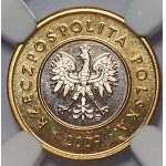 2 złote 2009 miniatura - NGC MS68