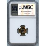 2 złote 2009 miniatura - NGC MS68