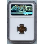 II RP, 1 grosz 1939 - NGC MS64 RB