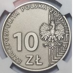 10 złotych 2013 Włączeni w życie - NGC MS70 ANTIQUED