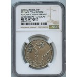 10 złotych 2013 Włączeni w życie - NGC MS70 ANTIQUED