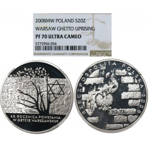 20 złotych 2008 - NGC PF 70 ULTRA CAMEO