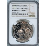 20 złotych 2009 Polacy Ratujący Żydów - NGC PF70 ULTRA CAMEO