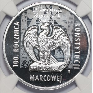 10 złotych 2021r. Konstytucja Marcowa - NGC PF70 ULTRA CAMEO