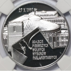 10 złotych 2021, Wolne Wybory - NGC PF 69 ULTRA CAMEO