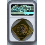 2 złote 2005 ZŁOTA KLIPA, Dziesięć lat obiegu - NGC MS67