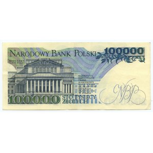 100.000 złotych 1990 - seria BH - Rzadkość (L7)