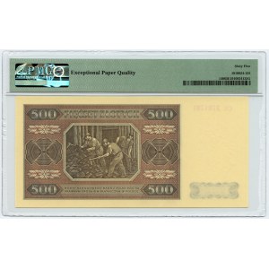 500 złotych 1948 - seria CC - PMG 65 EPQ