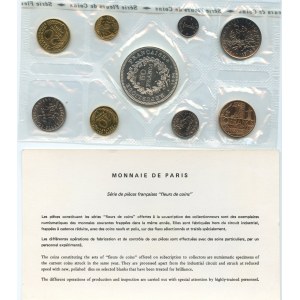 Francja - Zestaw rocznika 1974 (9 szt.)