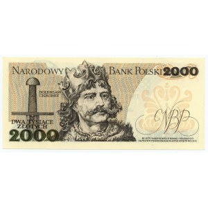 2.000 Zloty 1982 - Serie BP