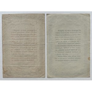 Świadectwo Ułamkowe, 1 i 3 złote 1924