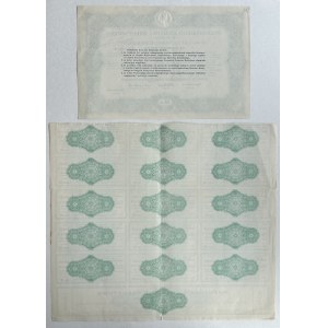 4% List zastawny Poznańskiego Ziemstwa Kredytowego - 10 złotych 1925 wraz z kuponami