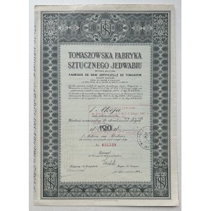 Tomaszowska Fabryka Sztucznego Jedwabiu, 120 złotych