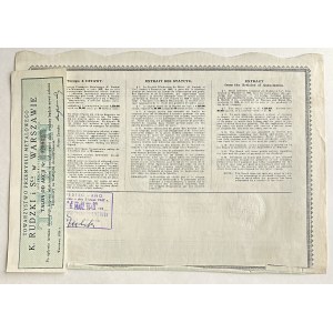 Towarzystwo Przemysłu Meatolwego K. RUDZKI, 50 złotych 1926