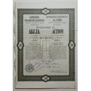 Łódzkie Towarzystwo Elektryczne, Em.IV, 500 złotych