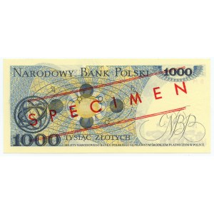1.000 zloty 1979 - Serie BM 0000000 - MODELLO n. 1782*