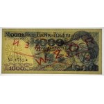 1.000 zloty 1979 - Serie BM 0000000 - MODELLO n. 1782*