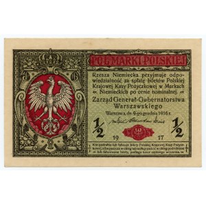 1/2 marki polskiej 1916 - Generał seria B