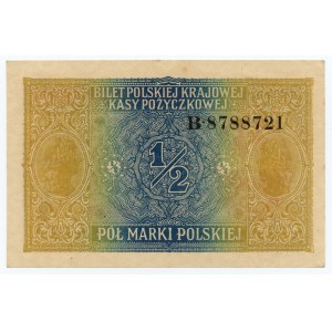 1/2 marki polskiej 1916 - Generał seria B