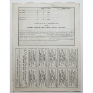 Zjednoczenie Polskich Fabryk Maszyn i Narzędzi Rolniczych, 250 złotych 1921, Imienna