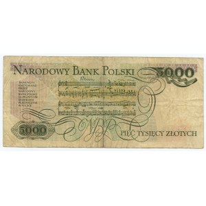 5.000 złotych 1982 - seria H - Rzadkość (L8)