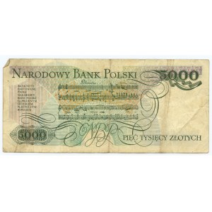 5.000 złotych 1982 - seria P - wyjątkowo rzadkie (L8)